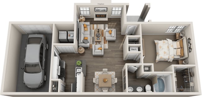 Floorplan - The Retreat Ft. Worth