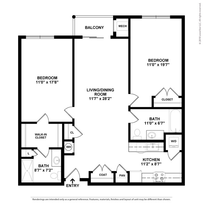 Floorplan - Snowden Creek Apartments, 62+