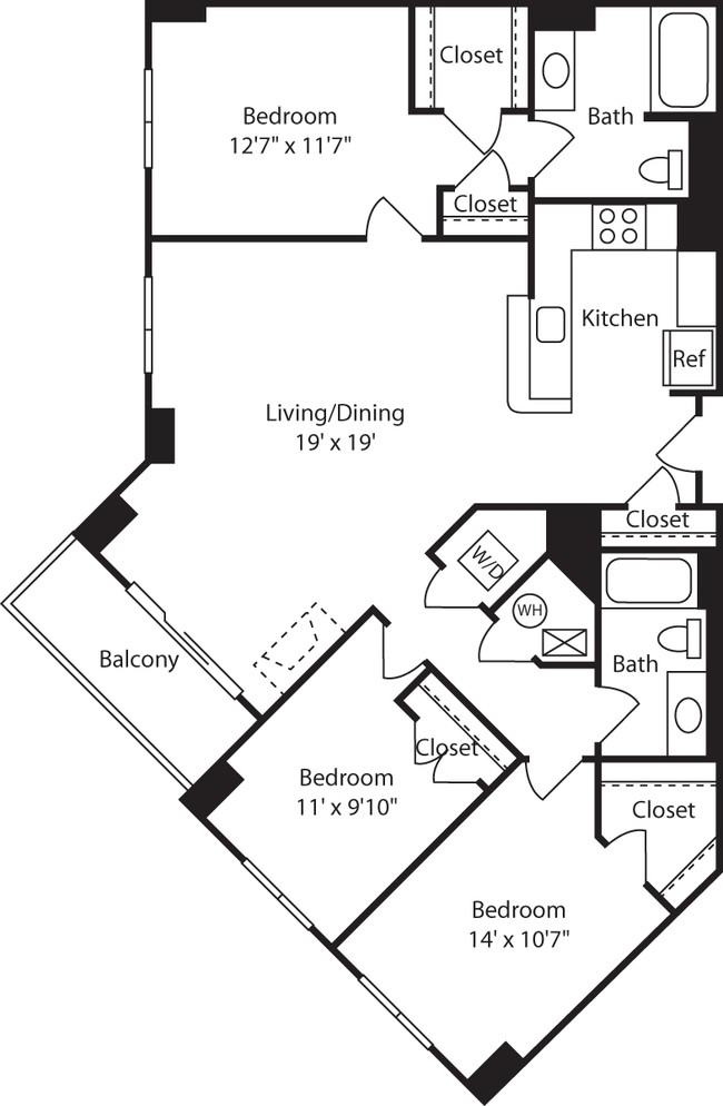 Floorplan - The Reserve at Clarendon Centre