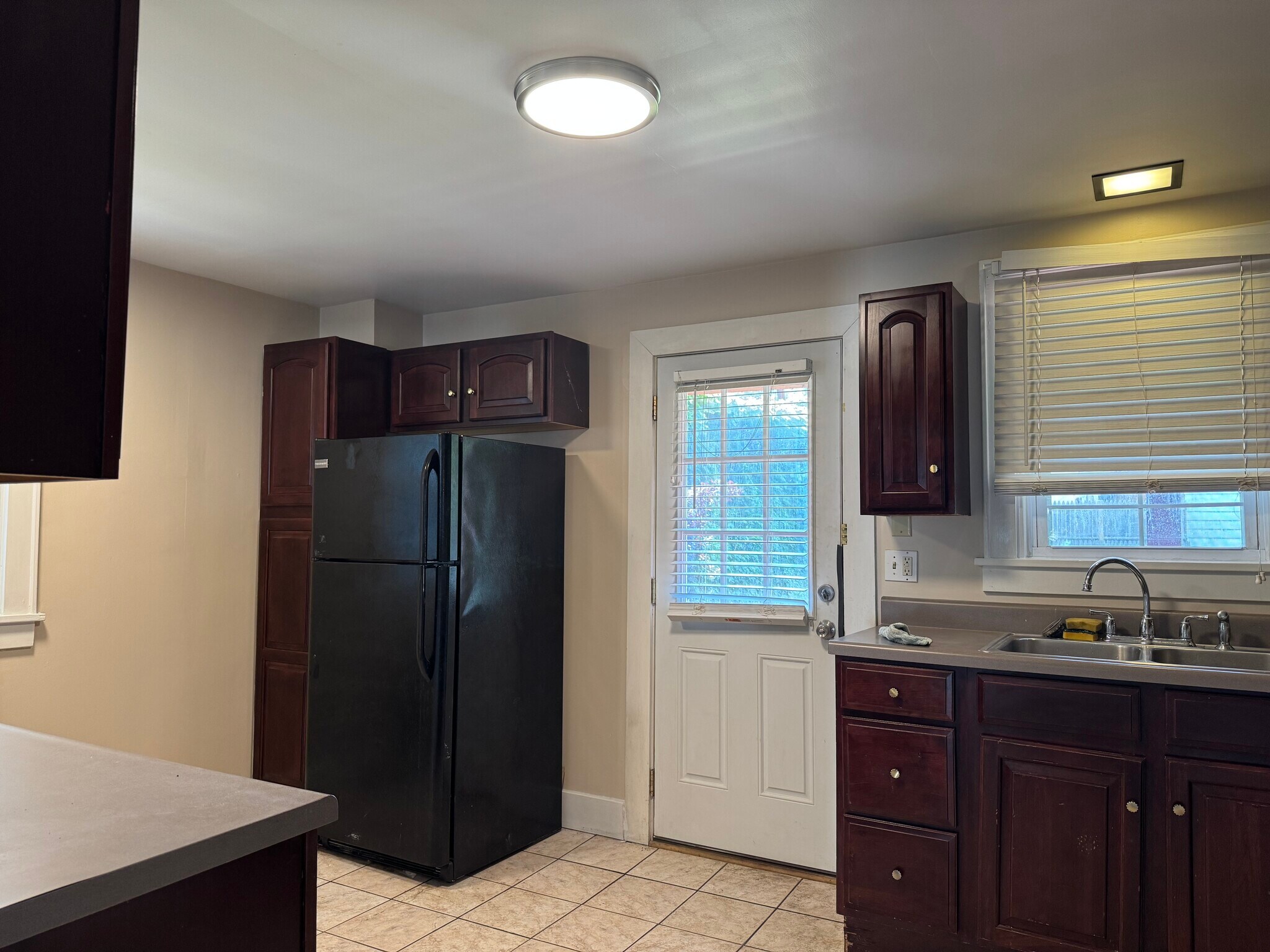 Kitchen with back to back yard - 802 Gaskill Ave
