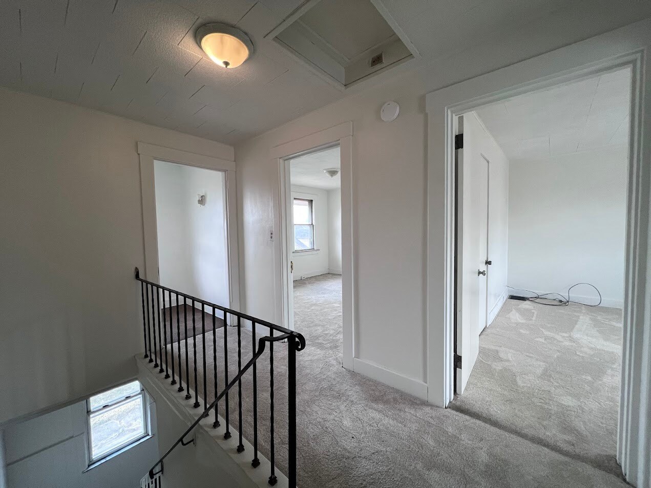 Upstairs hallway view from the top of the steps - 130 New Jersey Ave