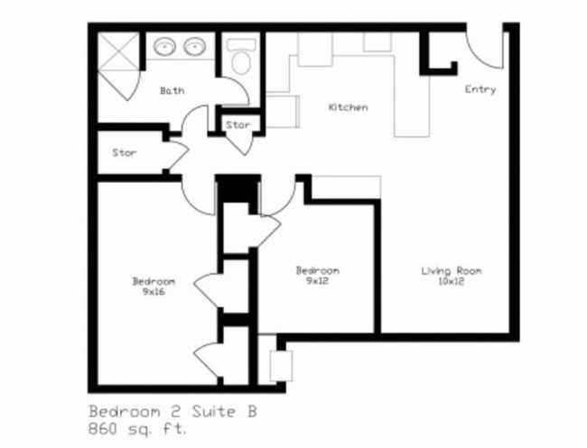 2BR/1BA - LaVille