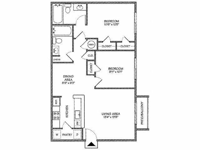 Floorplan - River Park Place Apartments