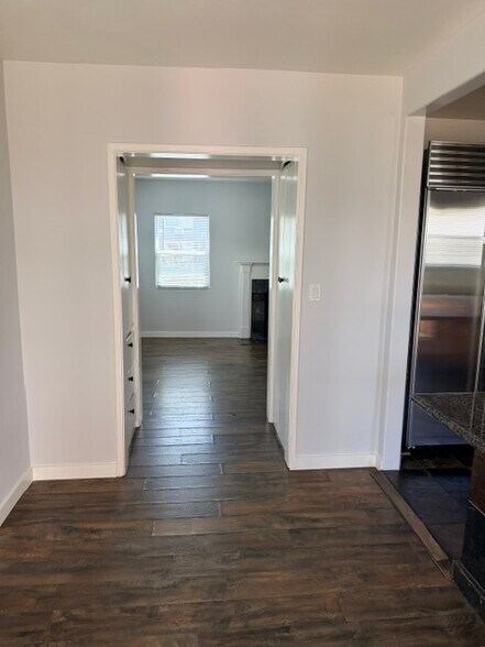 Hallway from kithen to living room - 5943 Tujunga Ave