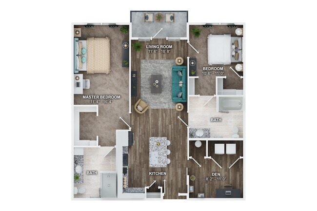 Floorplan - Fairmont at South Lake