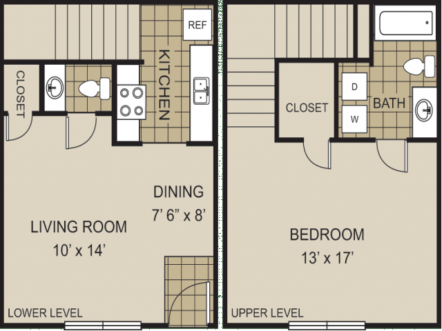 1/1.5 L Floor Plan - Redwine Creek