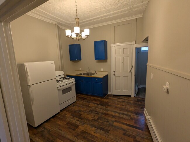 Kitchen and bathroom off of it - 1 Sherman St