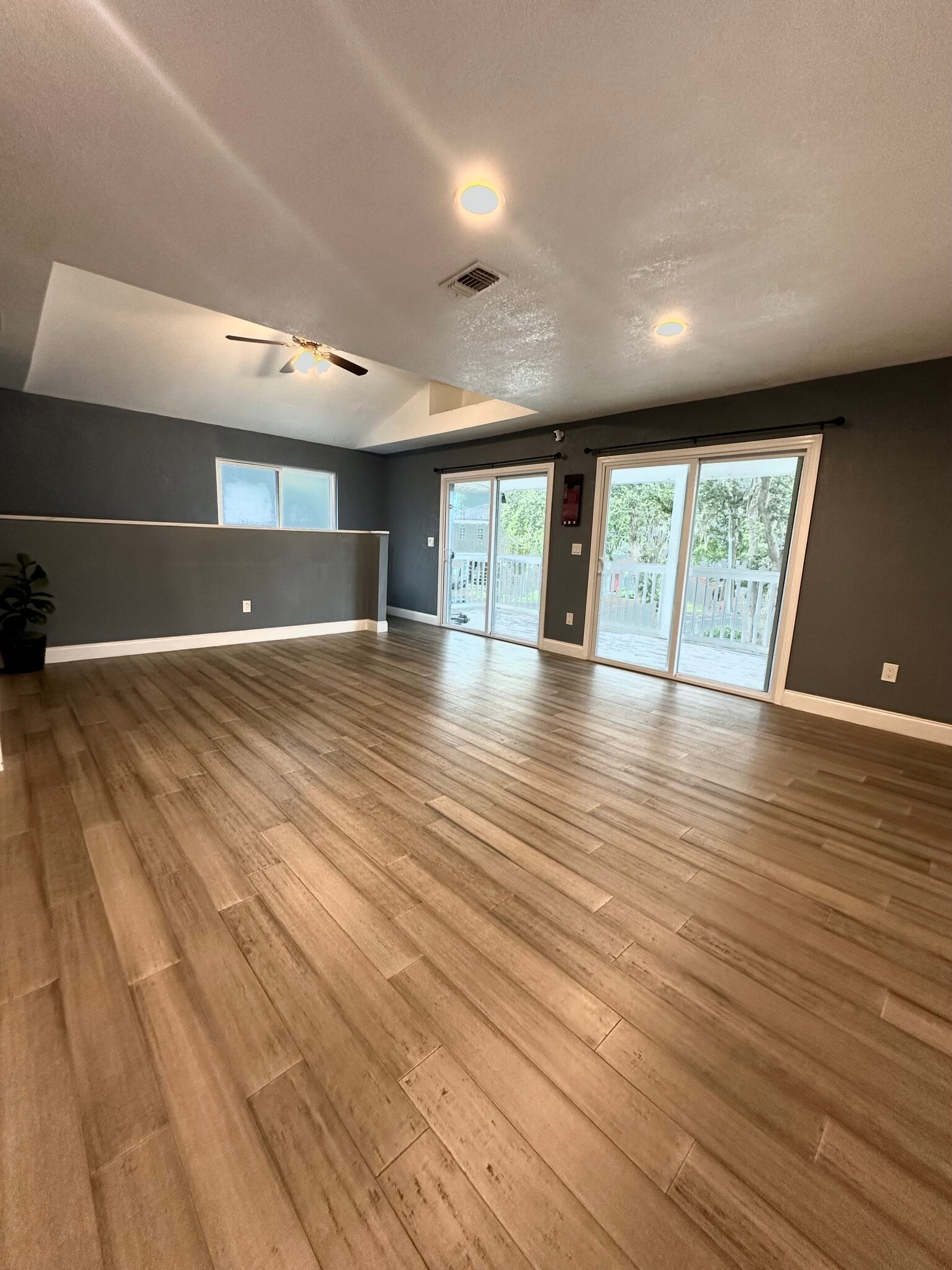 Two sliding door entry from Balcony - 423 Ololu Dr