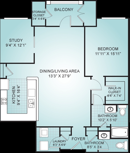 1BR/1.5BA - The Talbot on Granby