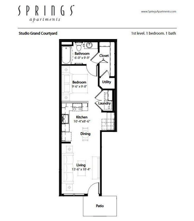 Floorplan - Springs at Stadium Village