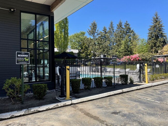 Tesla EV charging stations - Redmond Park Apartments