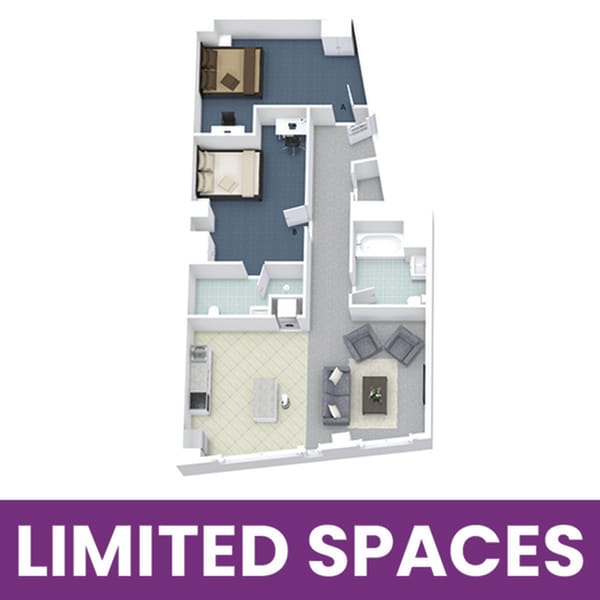 University Lofts 2x2G - Limited Spaces - University Lofts
