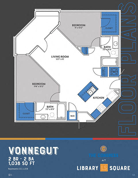 Floorplan - The Congress at Library Square