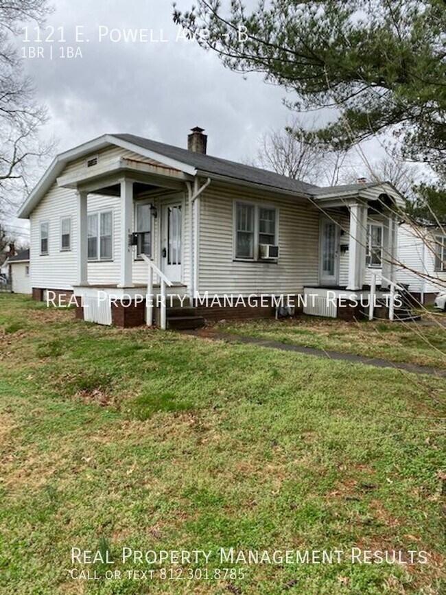 One Bedroom, One Bath Duplex 1121 E Powell Ave Evansville IN 47714