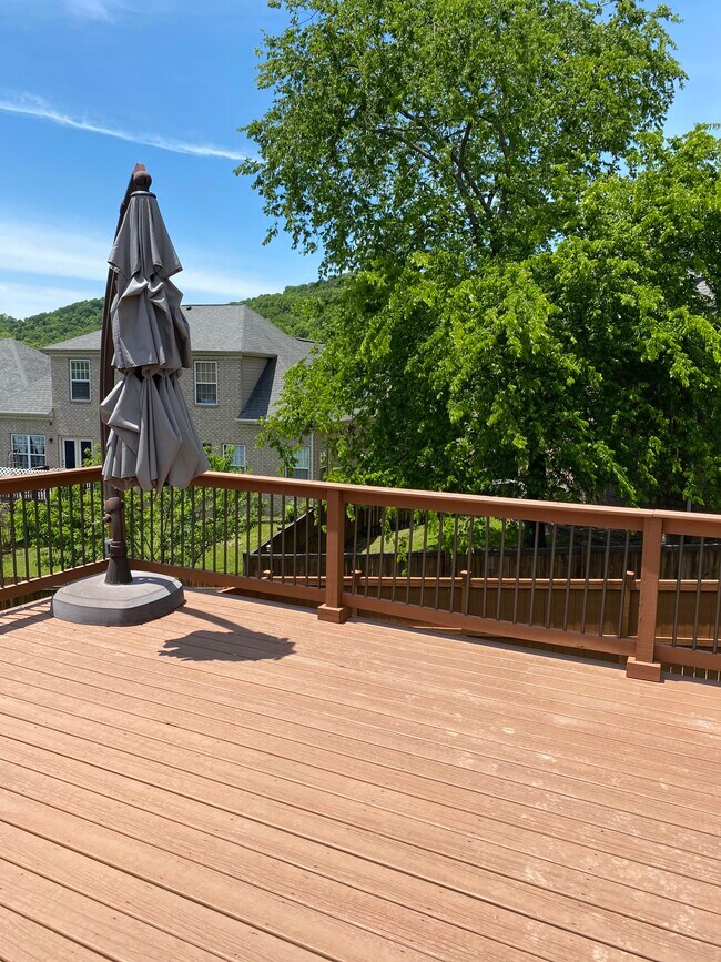 Deck view - 709 Warmstone Ct