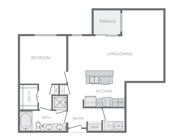 Floorplan - Hanover Rice Village