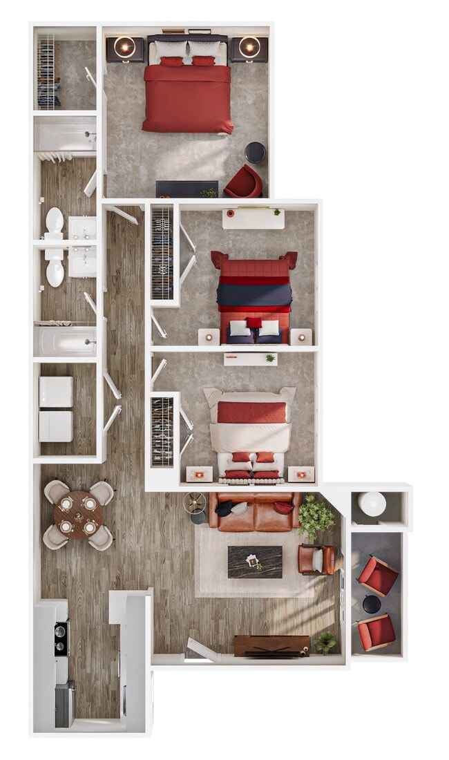Floorplan - Palm Crest at Station 40