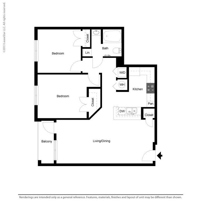 Floorplan - GE Tower by Cortland