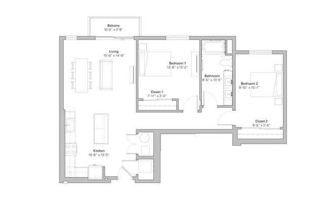 Floorplan - Melody on Main