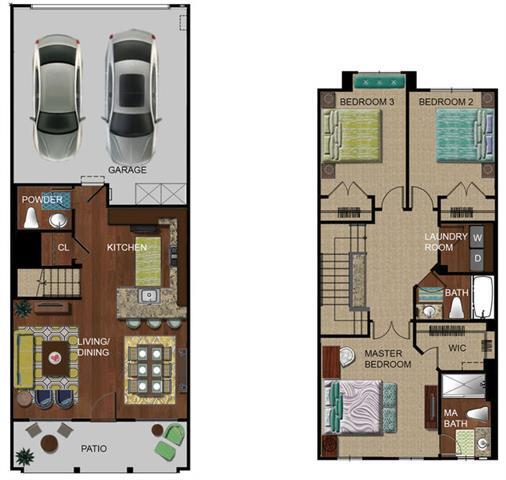 Floorplan - The Vines at Riverpark