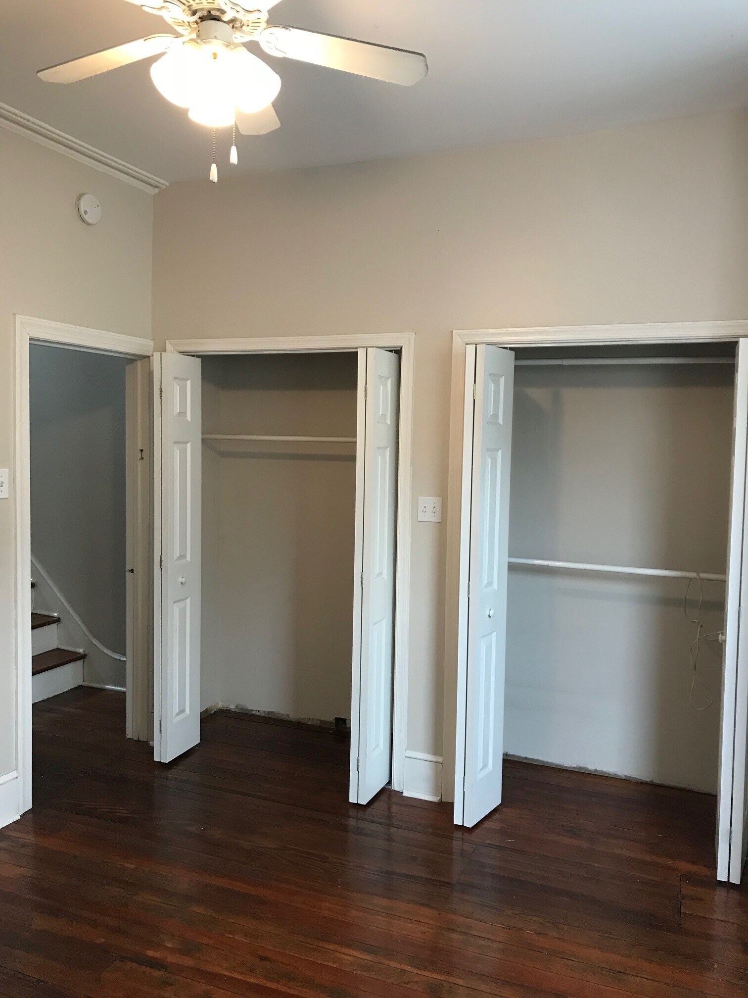 2nd Fl bedroom door and closets - 1518 S 13th St