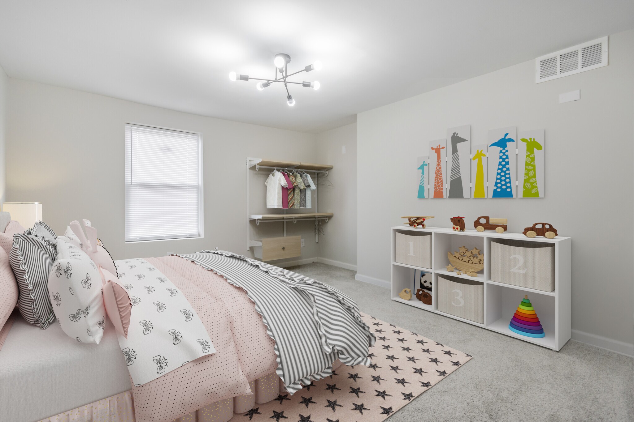 Virtually Staged - Bedroom 4 - 1235 N Bond St