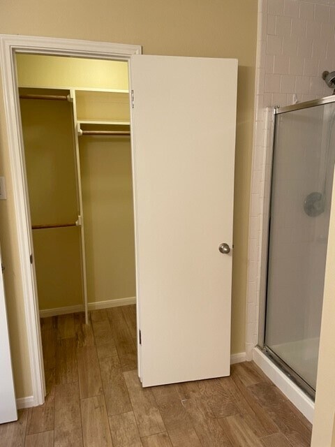 Master bath shower and entry into walk in closet - 29015 Waltham St