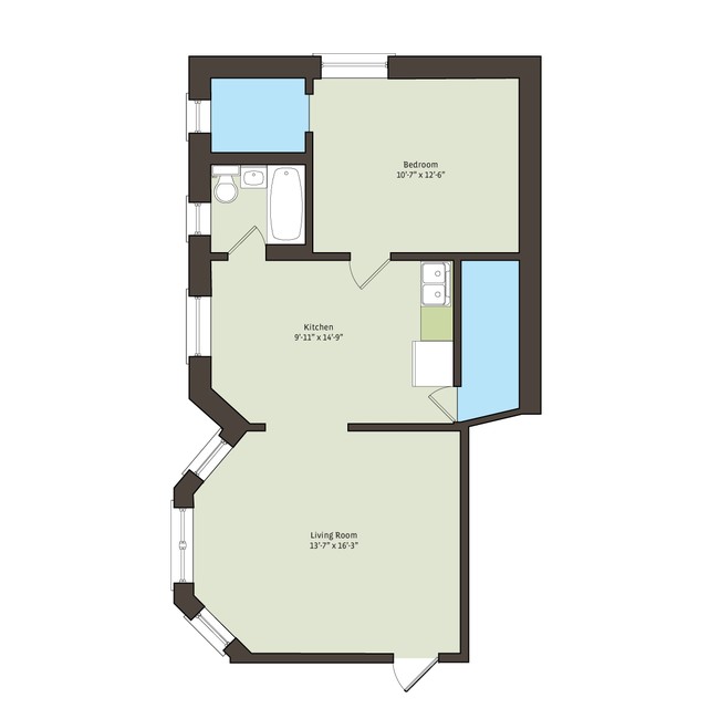 Floorplan - 5474-5480 S. Hyde Park Boulevard
