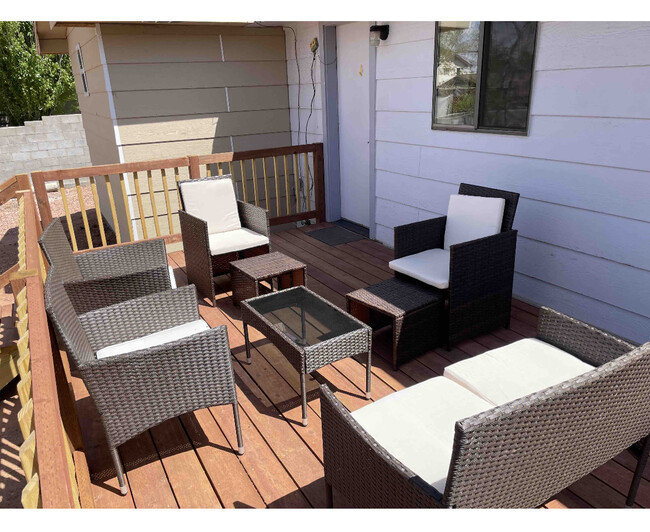 Brand new deck and furniture. - 224 Hopi Ave