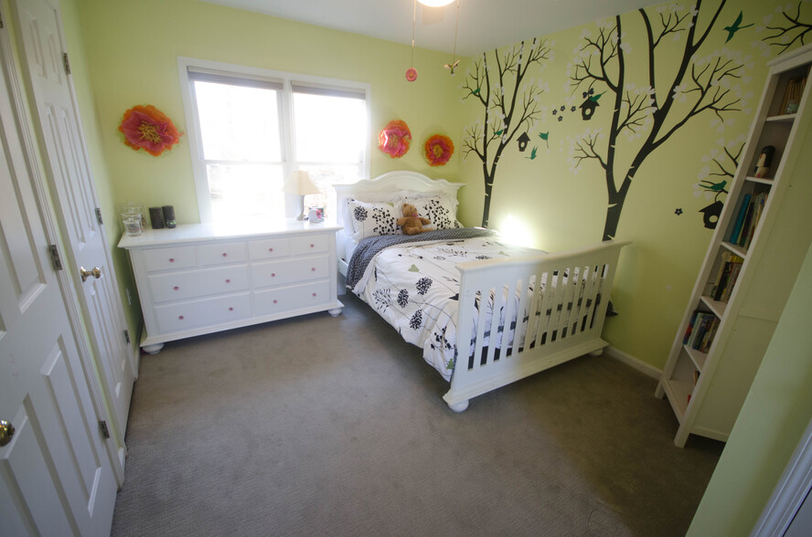 Third bedroom (will be painted to neutral color) - 121 Brower Street