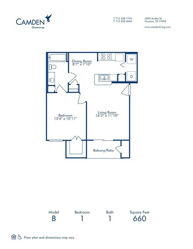 Floorplan - Camden Greenway