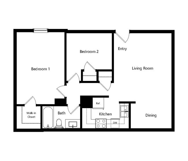 Pecan Grove 2x1 Floorplan - Pecan Grove