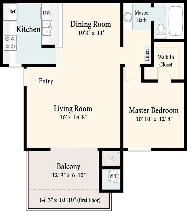 Floorplan - Sycamore Park Apartments