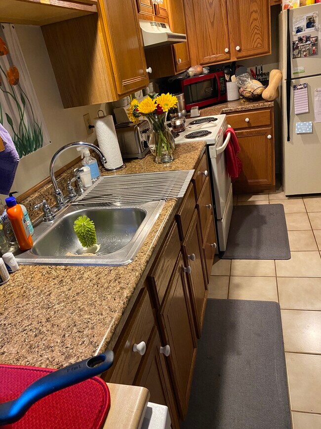 Kitchen w/new countertop and sink - 202 7th St