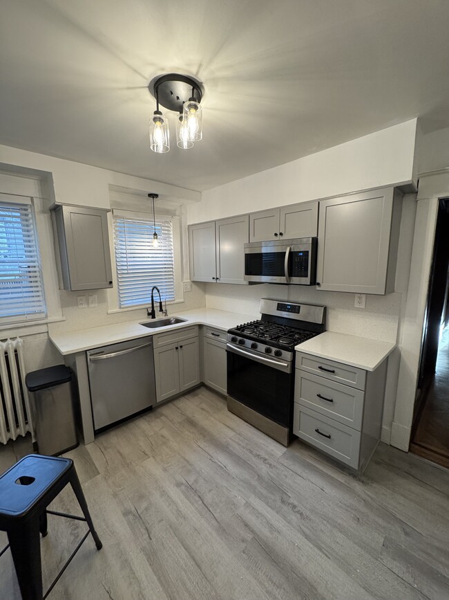 Fully redone kitchen, quartz countertop - 663 Myrtle Ave