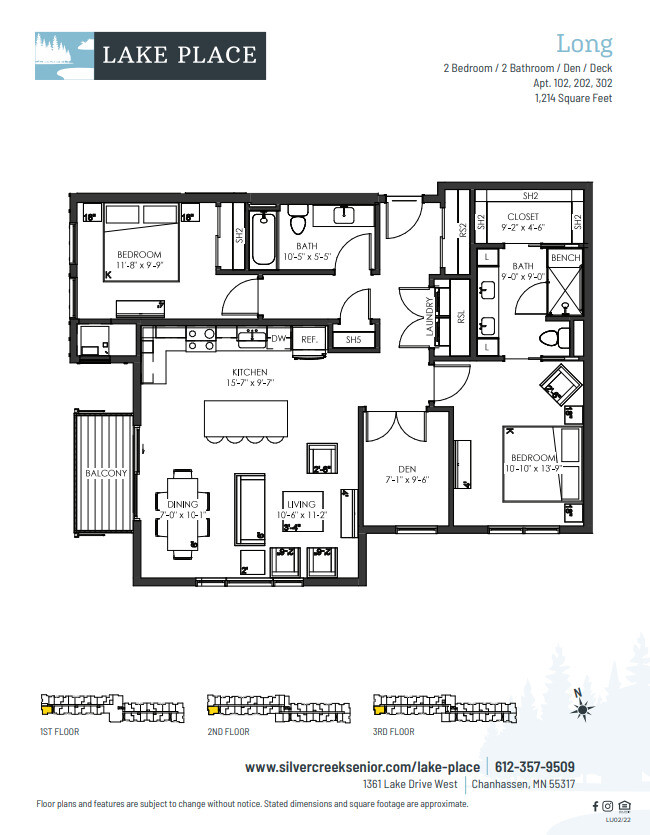 Floorplan - Lake Place 55+ Active Adult