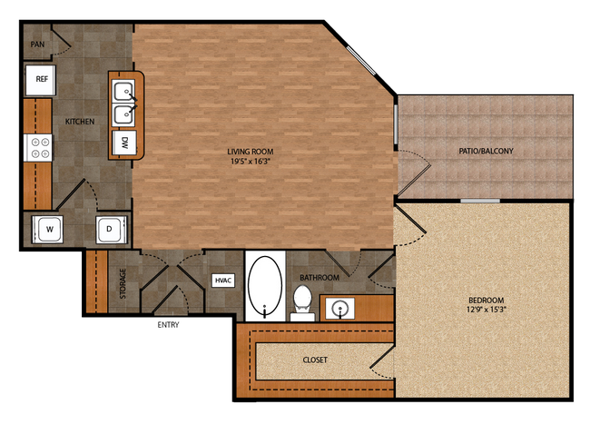 Floorplan - Bell Tower Flats