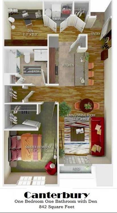 Canterbury floorplan - Camelot at Townelake