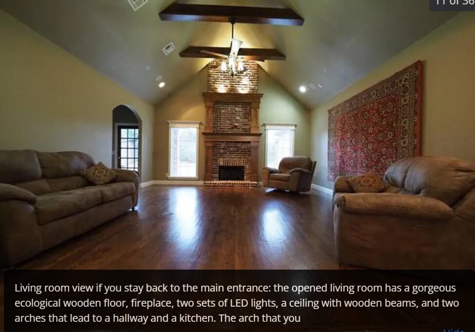 living room - 4413 Spyglass Dr