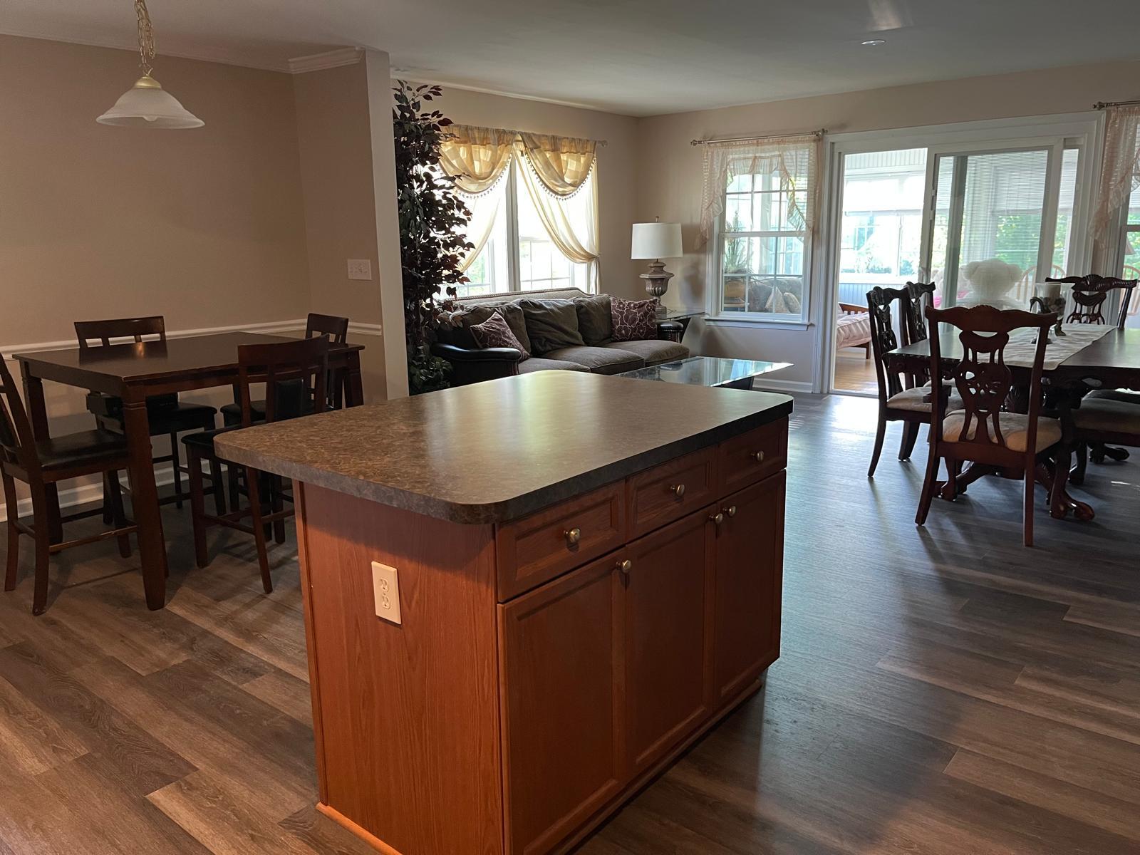 Kitchen island - 199 Rumbling Rock Rd