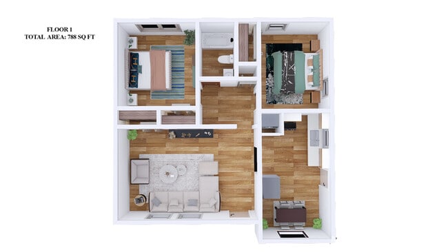 Building Photo - NEWLY RENOVATED 2 bedroom, 1 bathroom at G...