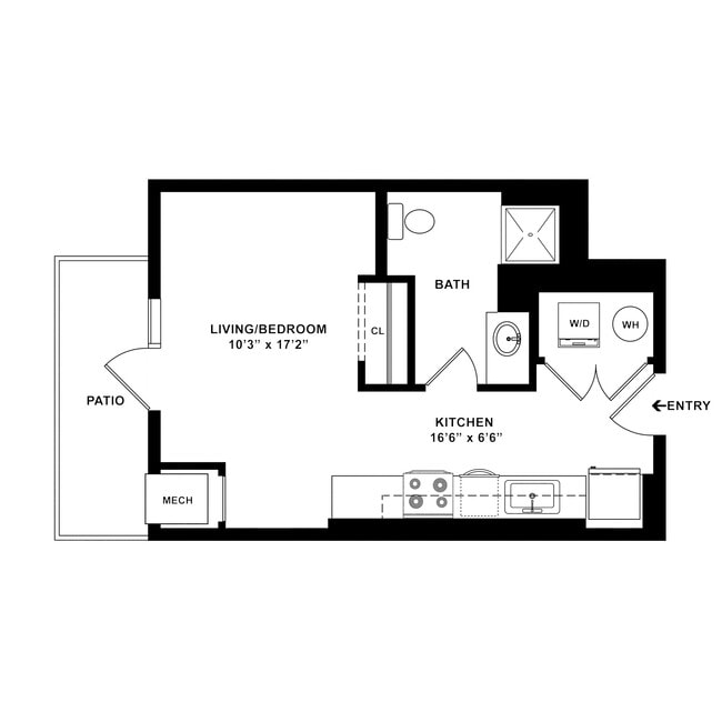 Studio A with Dimensions - Ascend Richmond