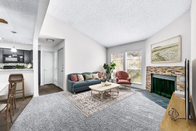 A1 Open Concept Living Area - Vesper Apartments