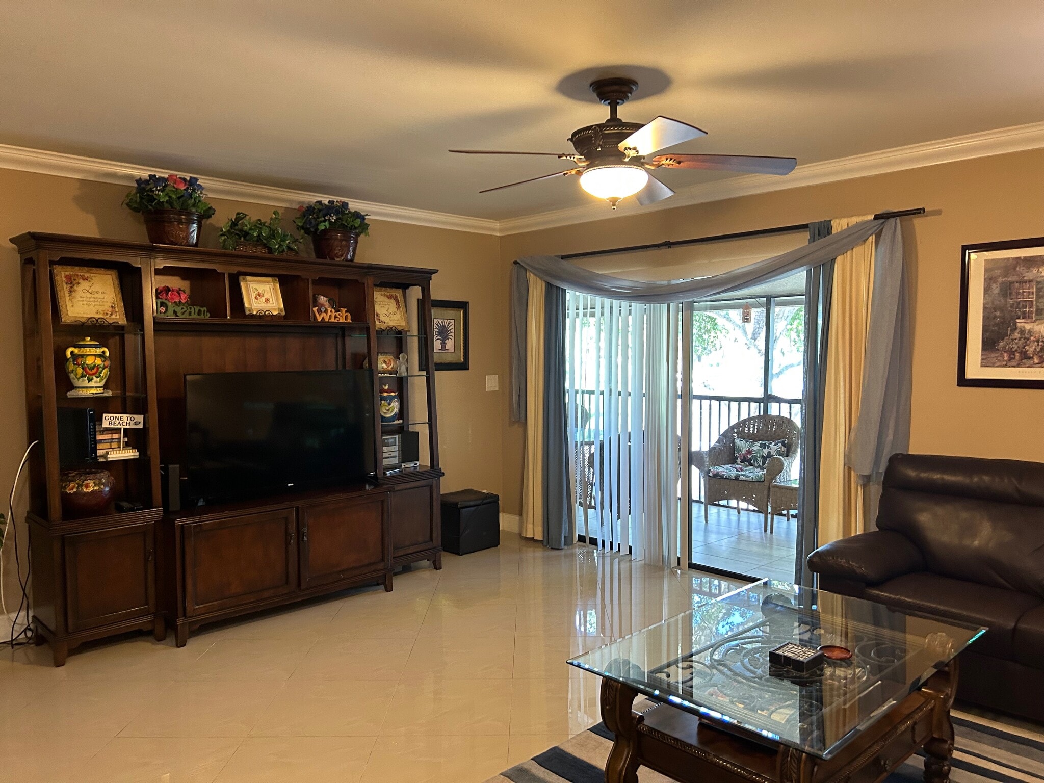 slider to screened patio - 225 Deer Creek Blvd