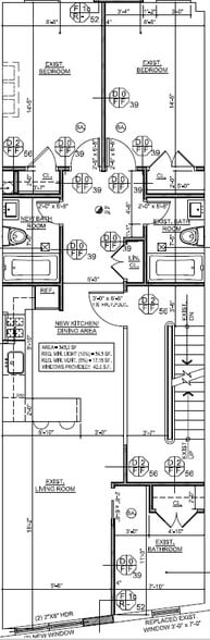 Detailed Floor plan - 447 Evergreen Ave