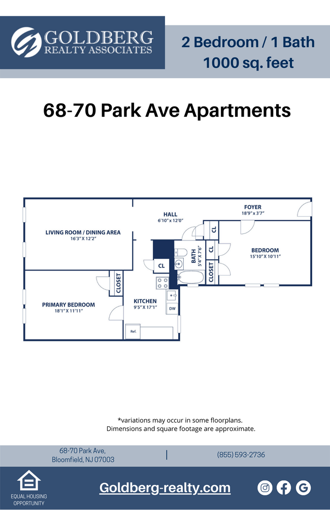 Floorplan - 68-70 Park Avenue Apartments