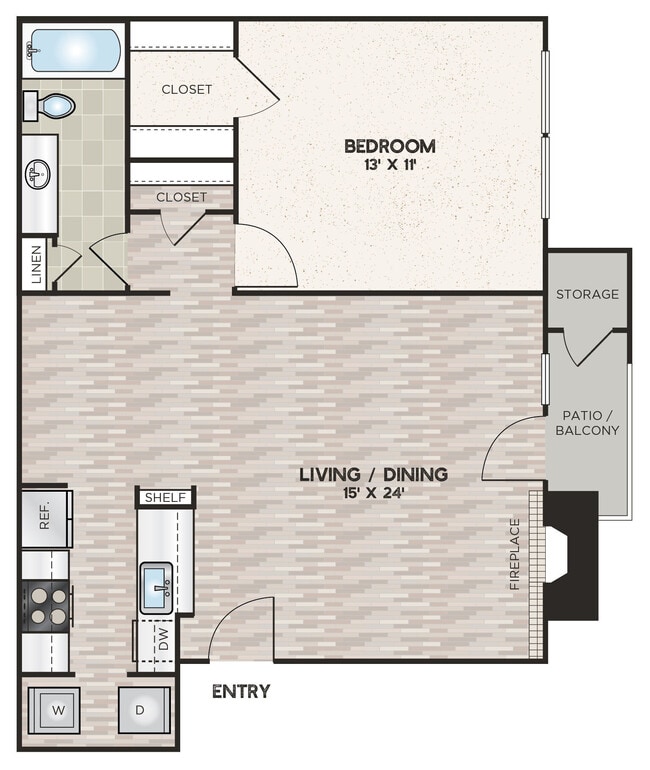 Floorplan - Knowlton Apartment Homes