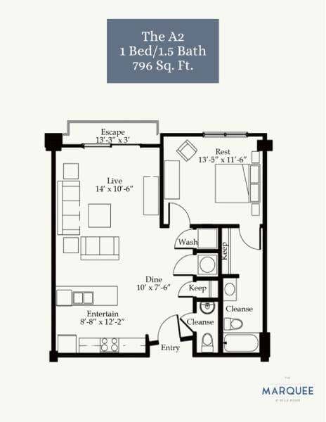 Floorplan - Marquee at Belle Meade