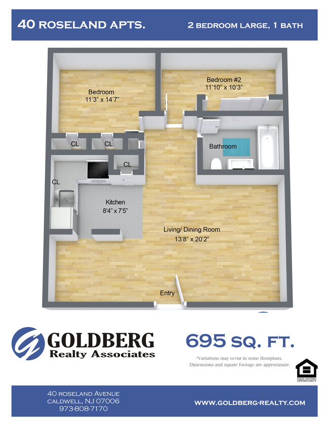 Floorplan - 40 Roseland Avenue