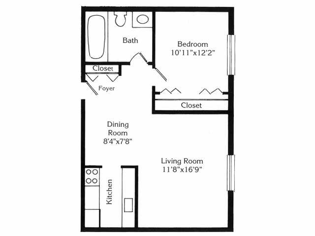 1BR/1BA 557sq ft-690sq ft - Colony Bay Apartments,LLC